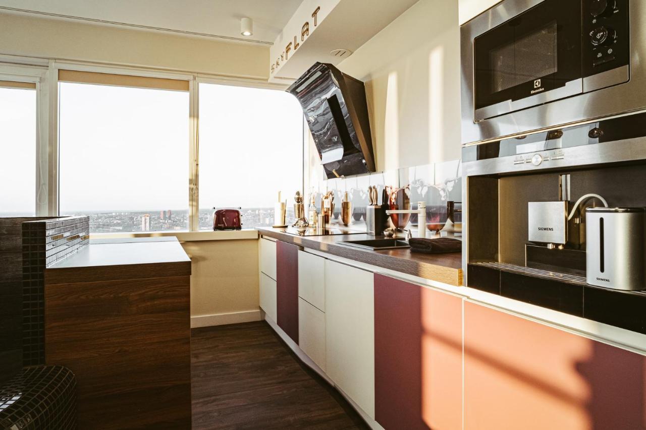 Ferienwohnung Sky Flat Jacuzzi 27 Floor Klaipėda Exterior foto